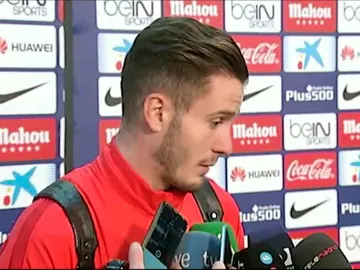 Saúl toma declaraciones tras el encuentro. Saúl toma declaraciones tras el encuentro.