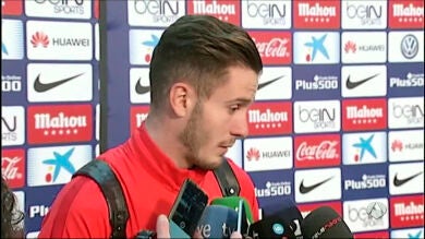 Los jugadores del Atleti se preparan para recibir al PSV tras ganarle al Deportivo
