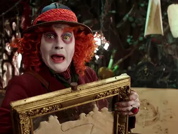 Johnny Depp en 'Alicia a través del espejo' Johnny Depp en 'Alicia a través del espejo'