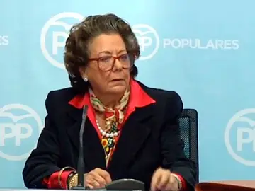 Rita Barberá, en rueda de prensa Rita Barberá, en rueda de prensa
