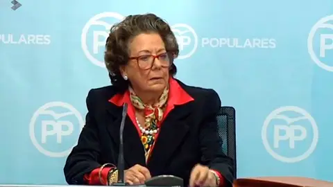 Rita Barberá, en rueda de prensa Rita Barberá, en rueda de prensa