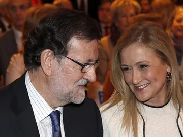 Mariano Rajoy y Cristina Cifuentes en una convención sobre empleo Mariano Rajoy y Cristina Cifuentes en una convención sobre empleo