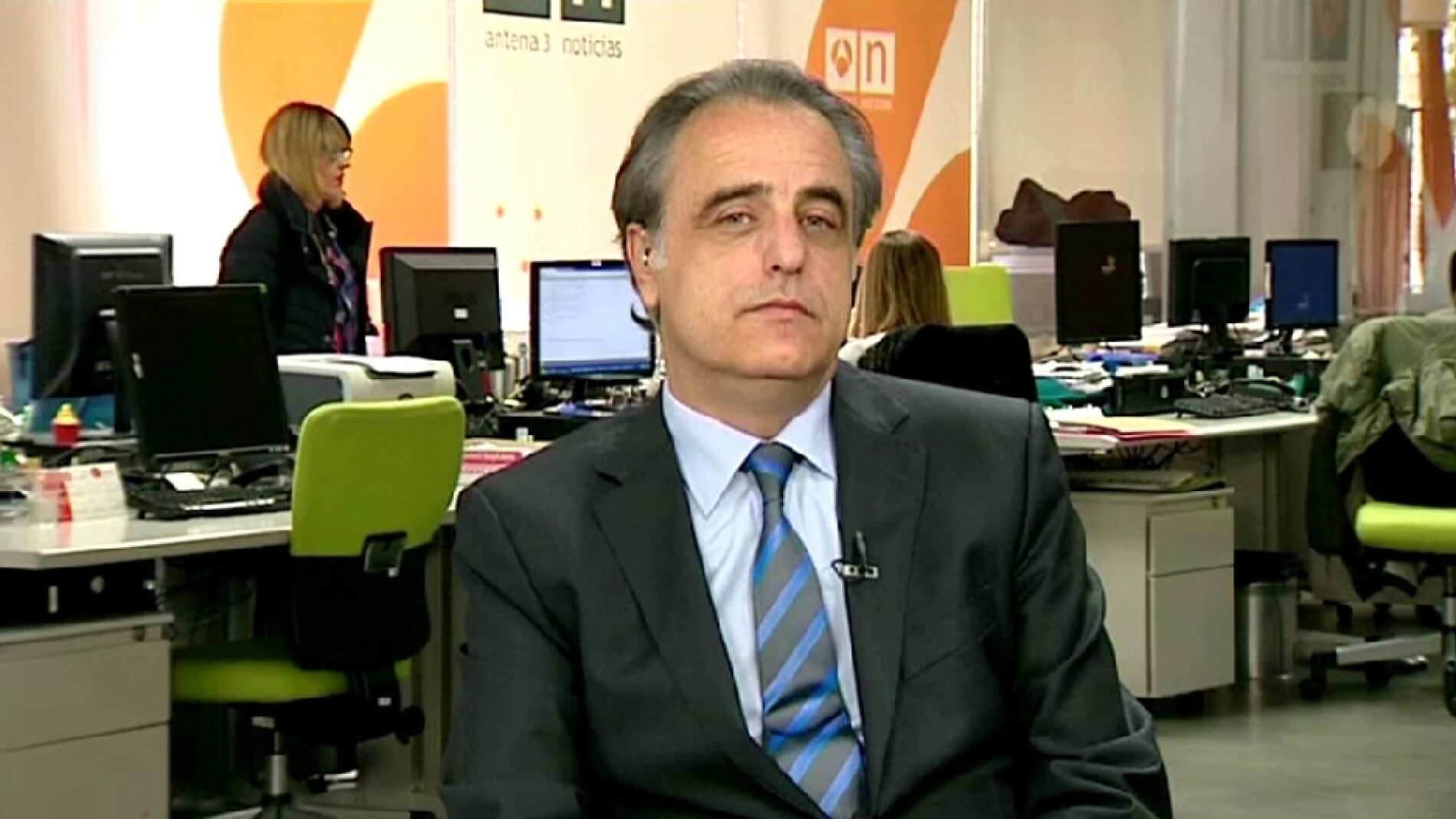 Pau Molins, abogado de la Infanta Cristina, durante una entrevista en Espejo P&uacute;blico
