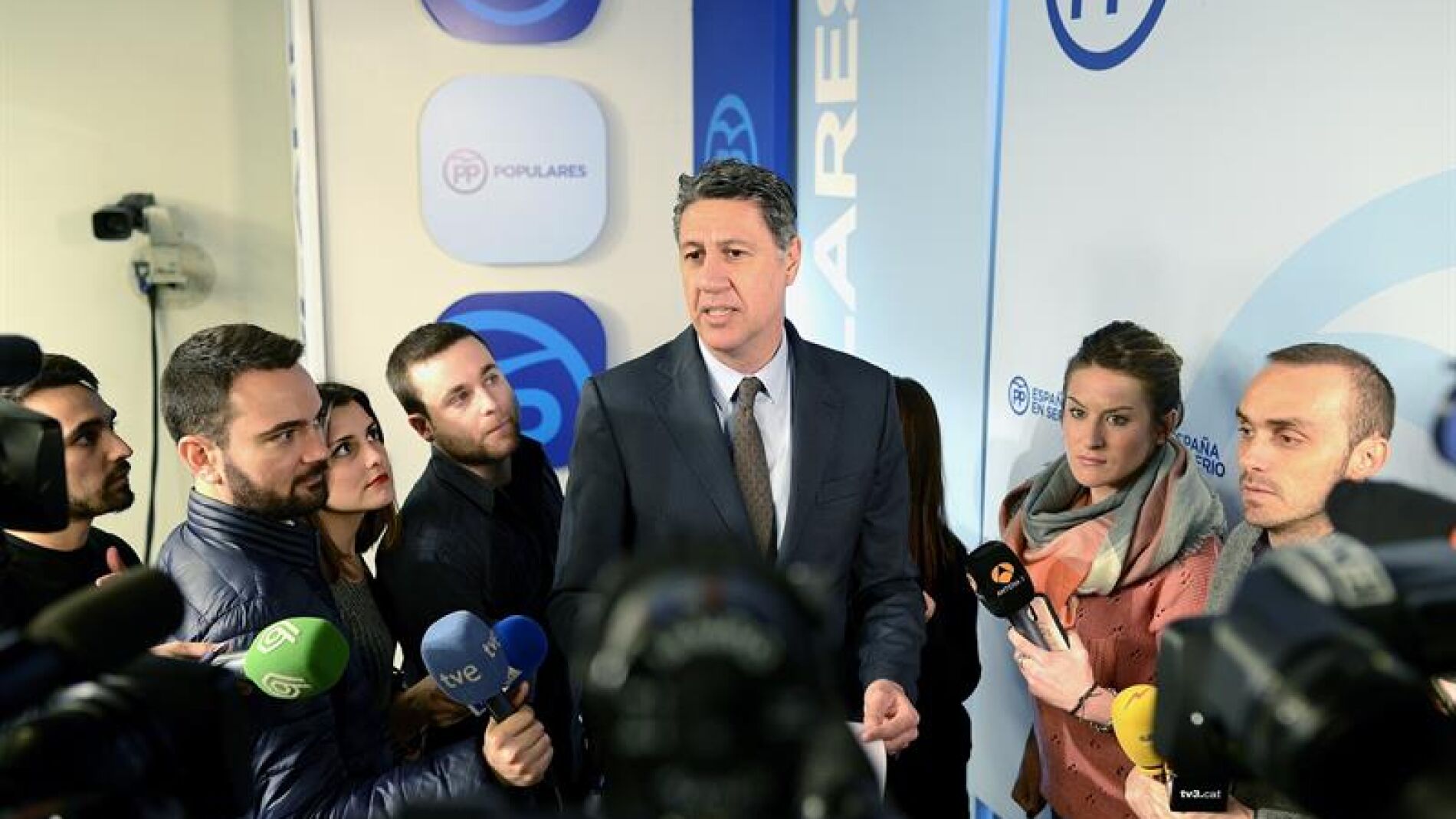 El coordinador general del PPC y presidente del grupo parlamentario, Xavier Garcia Albiol