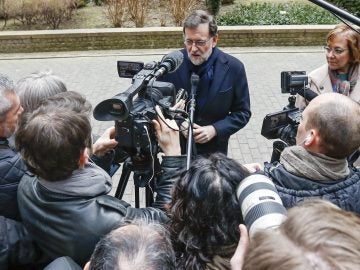 El presidente de Gobierno español en funciones, Mariano Rajoy