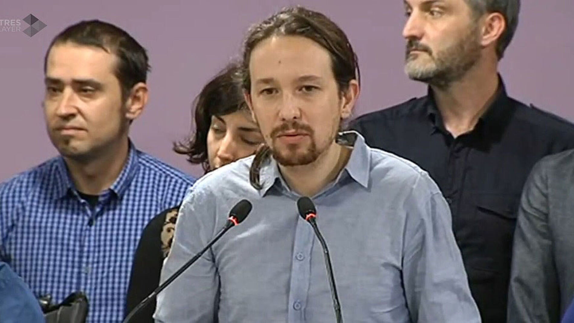 Pablo Iglesias en rueda de prensa