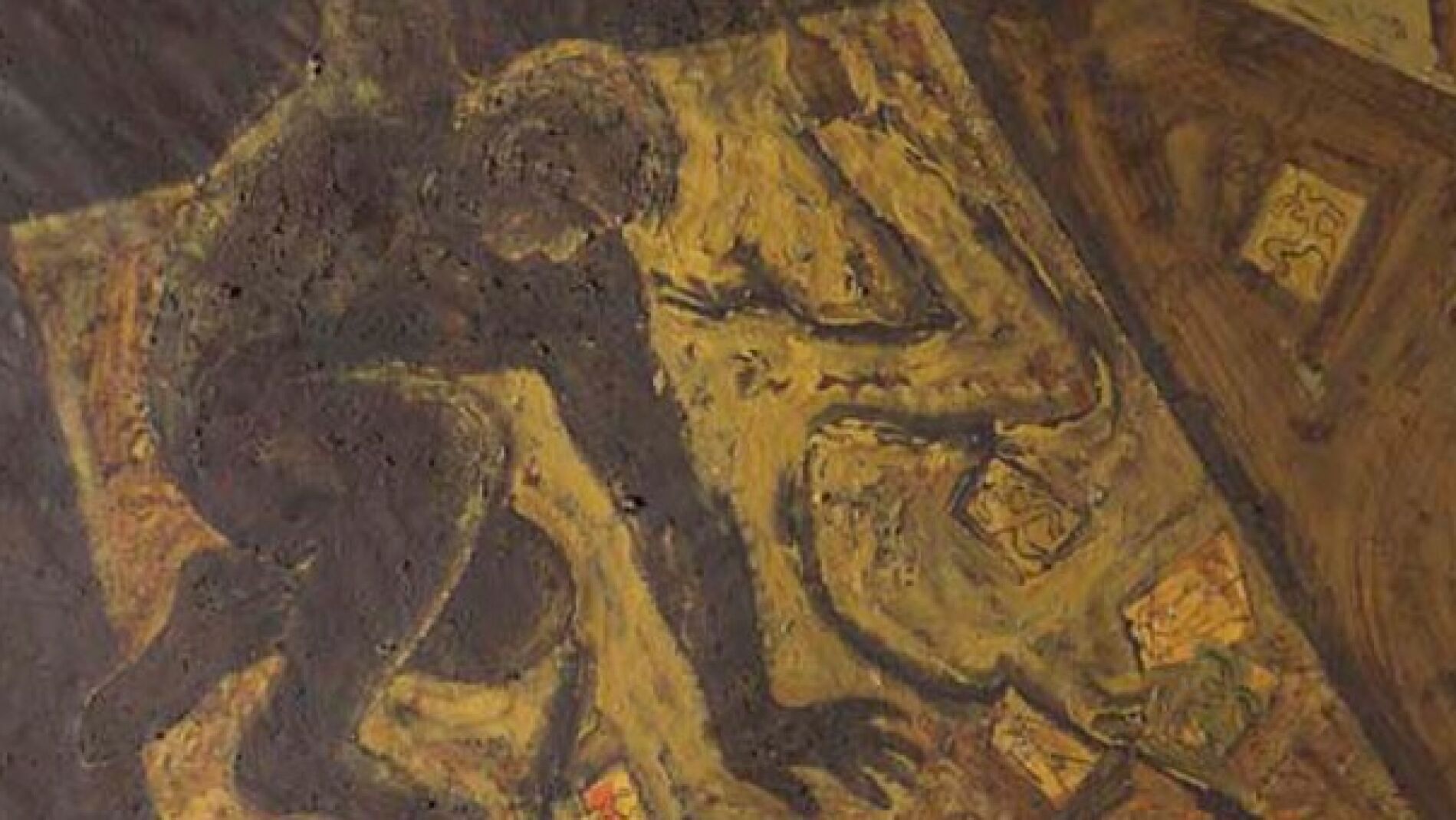 Fragmento del cuadro 'Furor Penellis', del artista mallorqu&iacute;n Miquel Barcel&oacute;, hallado en un almac&eacute;n en Suiza