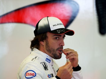 Fernando Alonso en el GP de Australia