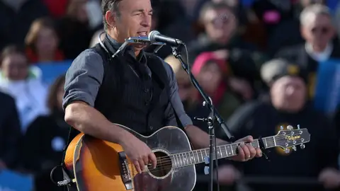 Bruce Springsteen en un concierto Bruce Springsteen en un concierto