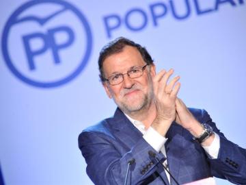 Rajoy en un acto de NNGG en Toledo