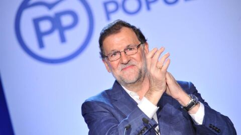 Rajoy en un acto de NNGG en Toledo