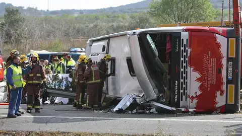 Accidente de autobús en Tarragona Accidente de autobús en Tarragona