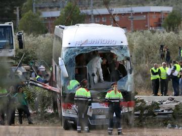 Accidente de autobús en Tarragona Accidente de autobús en Tarragona