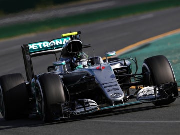 Rosberg durante el GP de Australia