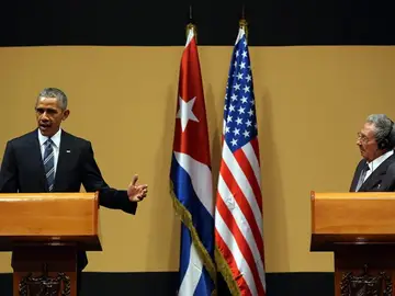 El presidente de Cuba, Raúl Castro, y el presidente de EEUU, Barack Obama El presidente de Cuba, Raúl Castro, y el presidente de EEUU, Barack Obama