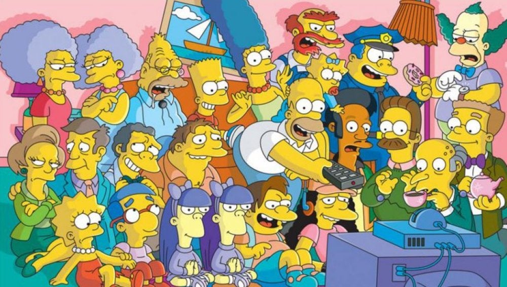 Los Simpson al completo