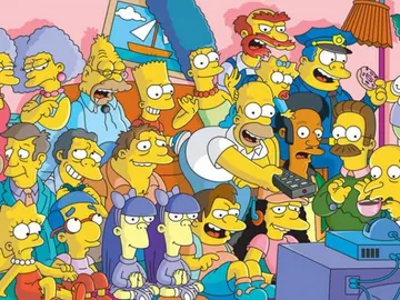 Los Simpson al completo Los Simpson al completo