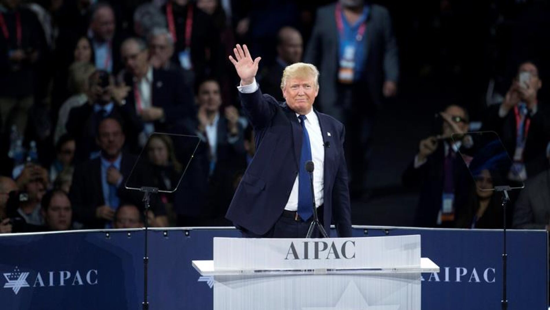 El precandidato republicano presidencial Donald Trump