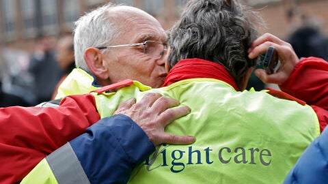 Trabajadores del aeropuerto