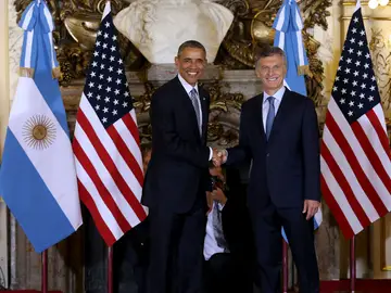 Barack Obama y Mauricio Macri Barack Obama y Mauricio Macri
