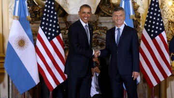 Barack Obama y Mauricio Macri