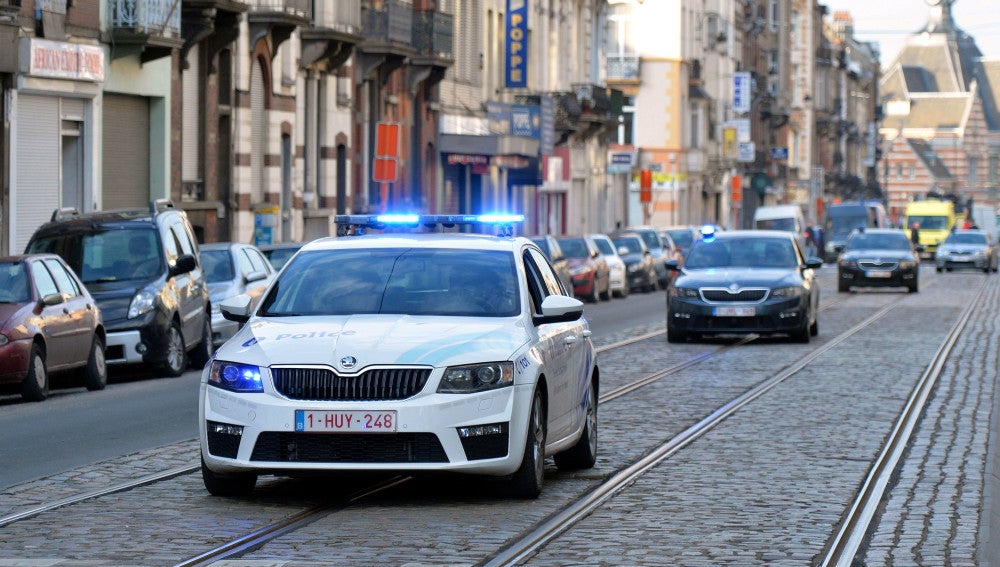 Fuerzas de seguridad en Bruselas