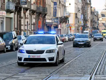 Fuerzas de seguridad en Bruselas Fuerzas de seguridad en Bruselas