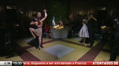 Obama, a ritmo de tango durante su visita a Argentina