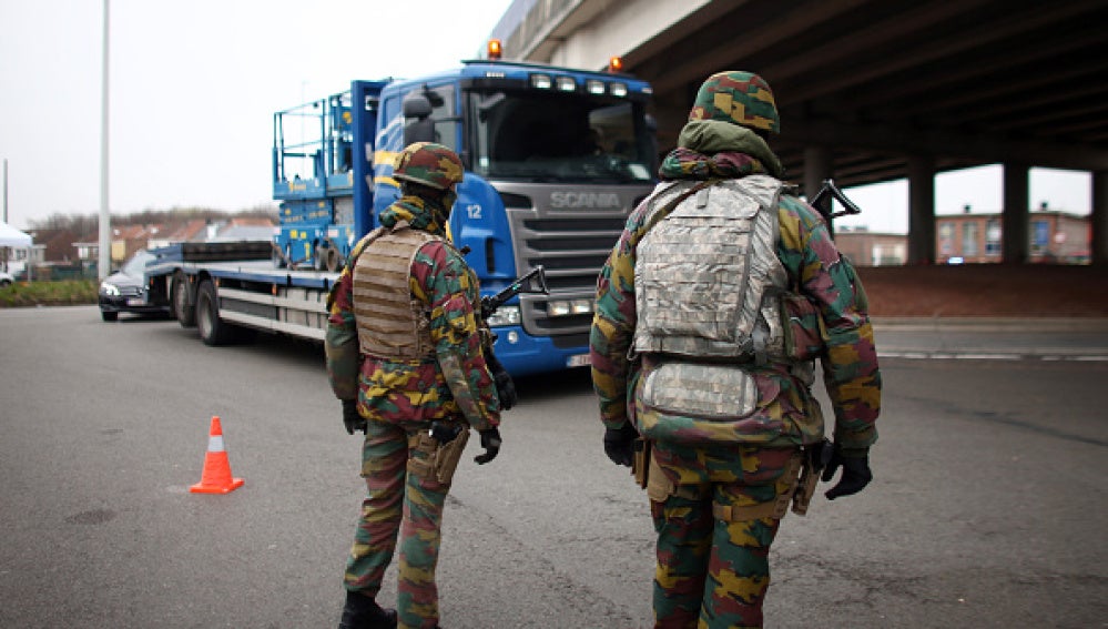 Soldados en Bruselas