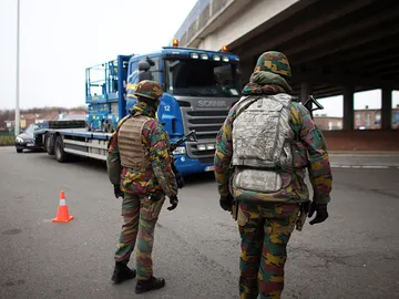 Soldados en Bruselas Soldados en Bruselas