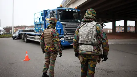 Soldados en Bruselas Soldados en Bruselas