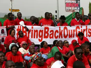 Familiares de las niñas secuestradas en Chibok (Nigeria) por Boko Haram Familiares de las niñas secuestradas en Chibok (Nigeria) por Boko Haram
