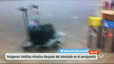 Imágenes inéditas de instantes después de las explosiones en el aeropuerto de Bruselas