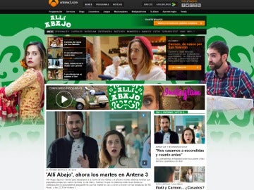 Web de Allí Abajo en antena3.com