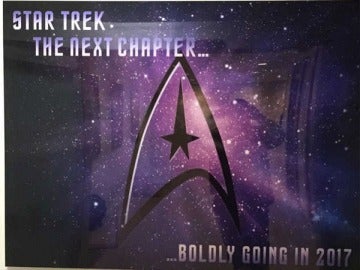 Primer cartel de la serie de Star Trek 
