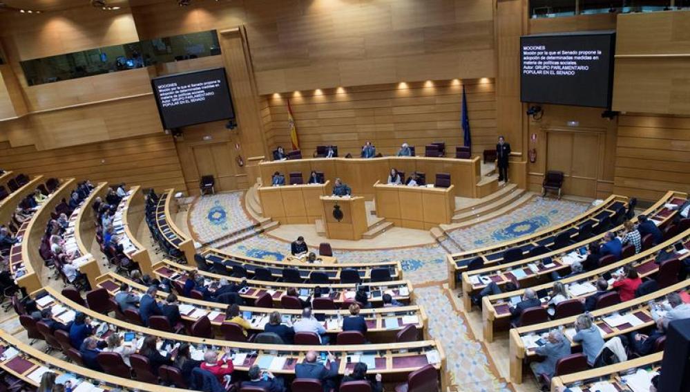 Vista del pleno del Senado