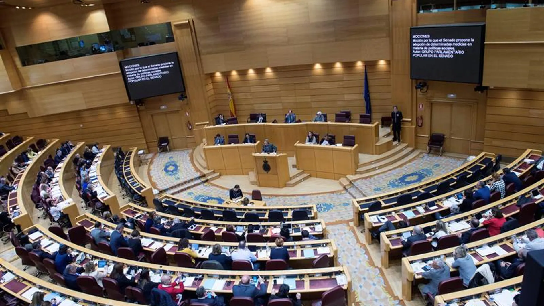 Vista del pleno del Senado Vista del pleno del Senado