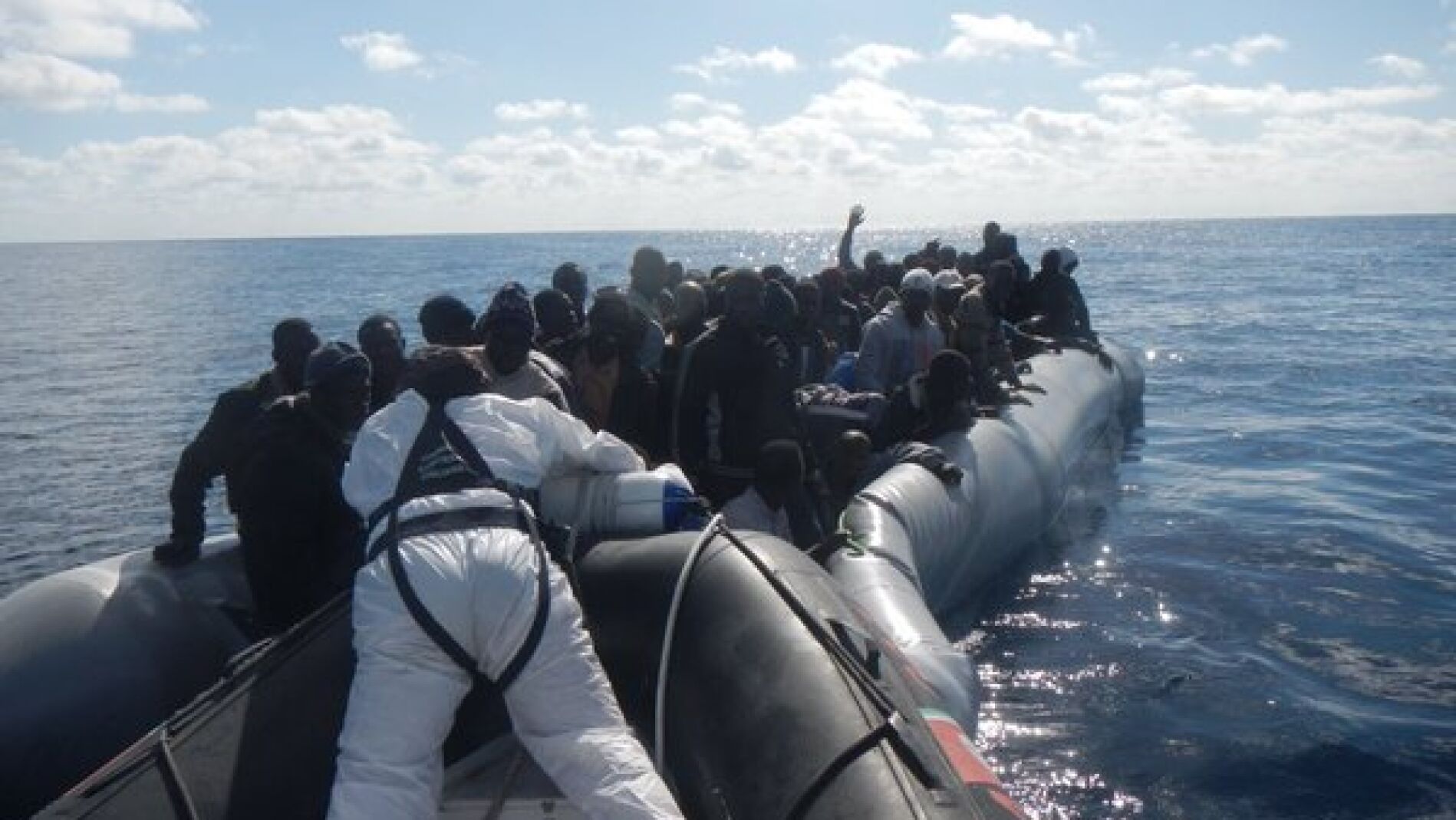 Rescate frente a las costas de Libia