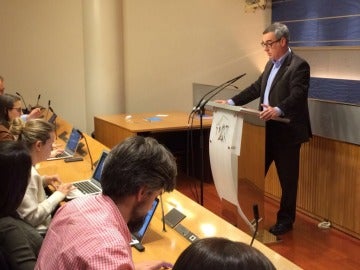 Villegas en rueda de prensa