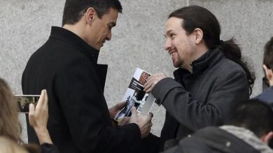 Sánchez e Iglesias concluyen su encuentro tras más de dos horas reunidos