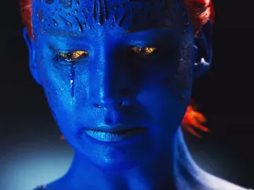 Jennifer Lawrence como Mística Jennifer Lawrence como Mística