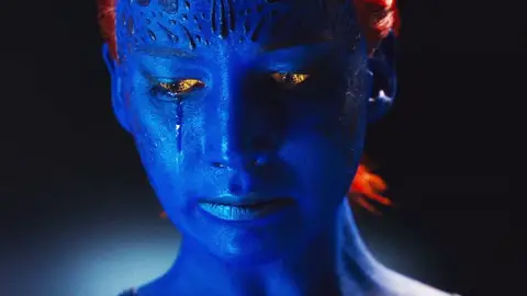 Jennifer Lawrence como Mística Jennifer Lawrence como Mística