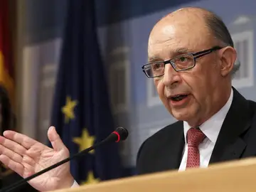 El ministro de Hacienda, Cristóbal Montoro El ministro de Hacienda, Cristóbal Montoro