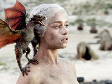 Daenerys y su dragón