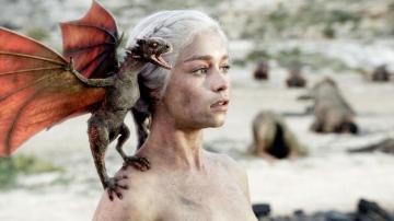Daenerys y su dragón