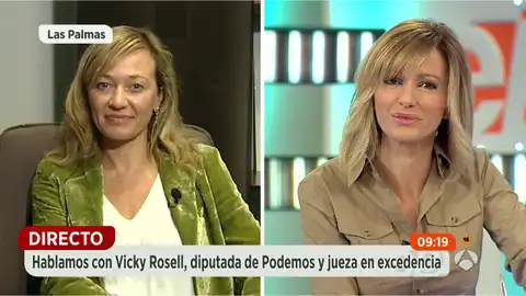 Vicky Rosell en Espejo Público Vicky Rosell en Espejo Público