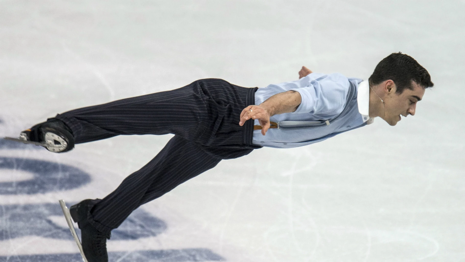 Javier Fernández, en plena competición Javier Fernández, en plena competición