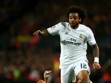 Marcelo durante el Barcelona - Real Madrid del Camp Nou Marcelo durante el Barcelona - Real Madrid del Camp Nou