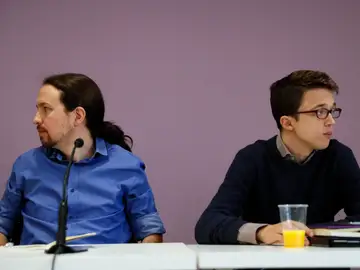 Pablo Iglesias e Íñigo Errejón, en una imagen de archivo Pablo Iglesias e Íñigo Errejón, en una imagen de archivo