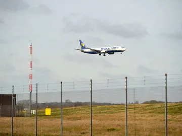 Un avión de Ryanair Un avión de Ryanair